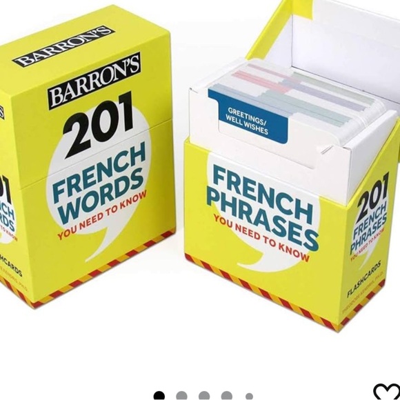 French Words & Phrases You Need to Know Flashcard Set NWOT - Picture 1 of 4